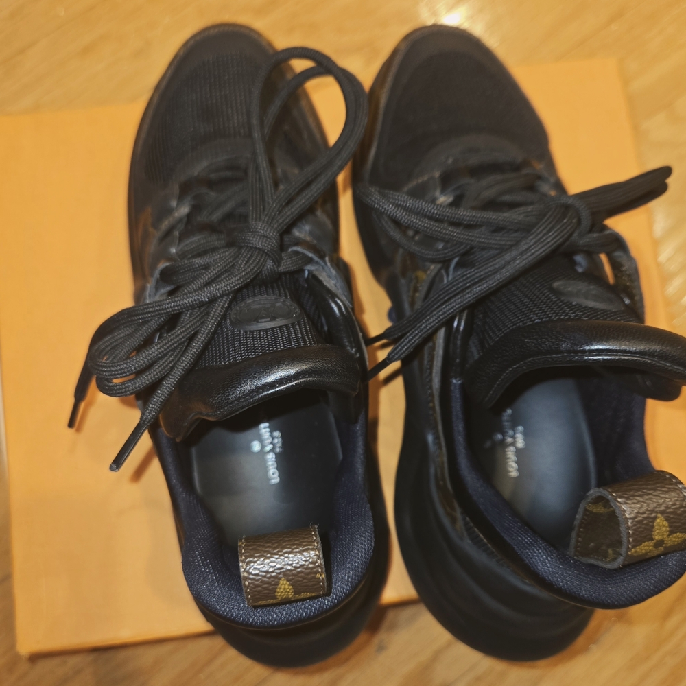 Louis Vuitton Black and Brown Athletic Shoes - Picture 3 of 7